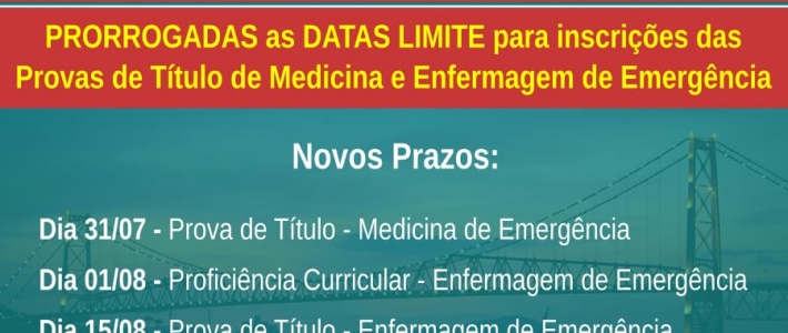 Últimos dias para as inscrições na Prova de Título